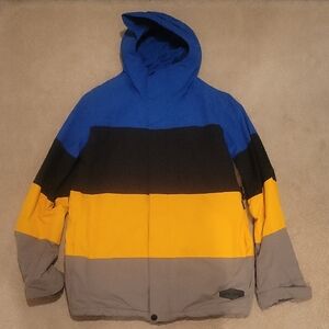 Burton Snowboard Jacket - Blue/Yellow Color Block